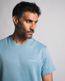 Camiseta Básica Azul Cemento - Regular