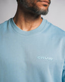 Camiseta Básica Azul Cemento - Regular