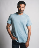 Camiseta Básica Azul Cemento - Regular