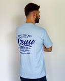 Camiseta Básica Premium Azul Acero - Regular