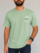 Camiseta Básica Premium Verde Pistacho-Regular