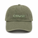 Gorra Vintage Washed Verde Militar CRUW - vista frontal